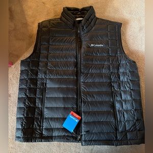 Columbia 2XL thermal heat puffer vest black